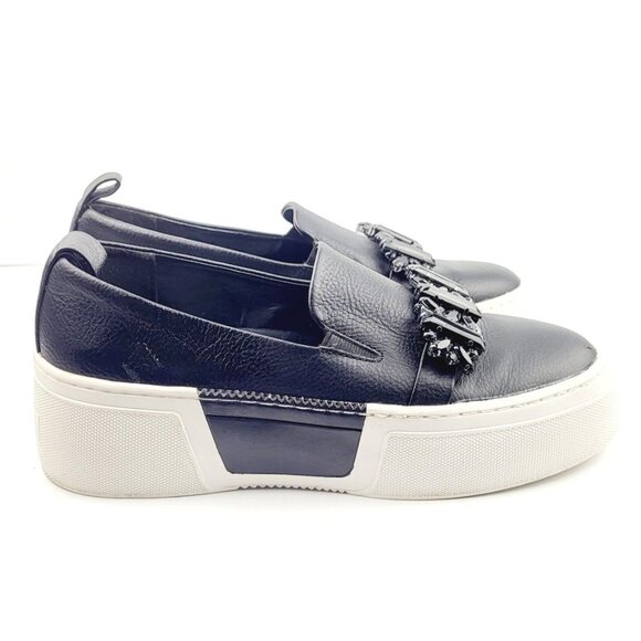 KARL LAGERFELD PARIS Lamirra Embellished Platform‎ Runners - Size 6 - Picture 4 of 9